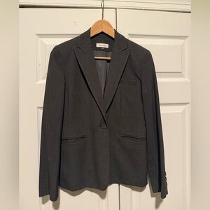 Calvin Klein Light Gray Women's Blazer size 4‎